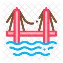Mar Puente Paisaje Icono
