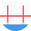 Puente de puerta de oro  Icono