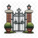 Puerta Entrada Landmark Icono