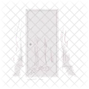 Puerta Mascota Desorden Icono