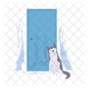 Desorden Vector Perro Icono