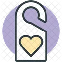 Puerta Etiqueta Corazon Icon