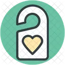 Puerta Etiqueta Corazon Icon