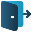 Puerta Cerrar Sesion Salir Icono