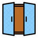 Abrir Puerta Puerta Entrada Icono