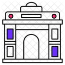 Puerta India Punto De Referencia Icono