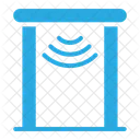 Puerta De Seguridad Detector De Metales Control Icono