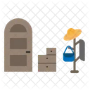 Puerta Entrada Casa Icono
