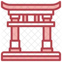 Puerta japonesa  Icono