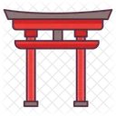 Puerta Torii Puerta Japonesa Hito Japones Icono