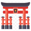 Puerta Torii Japon Puerta Icono