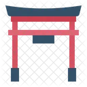 Puerta Torii Chino Ano Nuevo Chino Icono