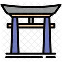 Puerta Torii Landmark Japon Icono