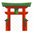 Puerta torii japonesa  Icono