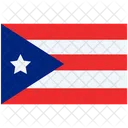 Puerto Flag Puerto Rectangle Icon