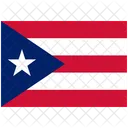 Flag Country Puerto Rico Icon