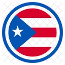 Puerto Rico Country National Icon