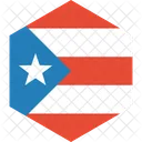 プエルトリコの国旗 アイコン