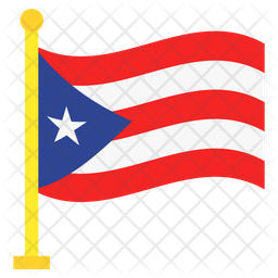 Puerto Rico Flag Icon - Download in Flat Style