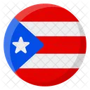 Puerto Rico Flag Country Icon