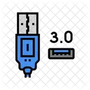 Puerto USB  Icono