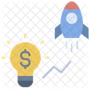 Startup Innovacion Negocios Icono