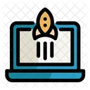 Portatil Inicio Cohete Icon