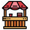 Puesto de comida  Icono