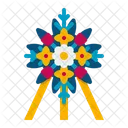 Puesto de flores  Icono