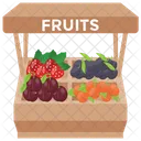 Puesto de frutas  Icono