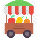 Puesto De Frutas Fruta Stand Icon