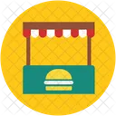 Puesto de hamburguesas  Icono