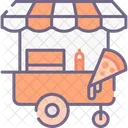 Puesto De Pizza Puesto De Comida Tienda De Alimentos Icono