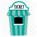 Puesto de venta de entradas  Icono