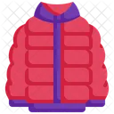 Puffer Coat Winter Icon