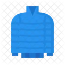 Puffer Coat Jacket Garment Icon
