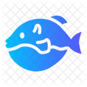 Puffer Fish Sealife Sea Icon