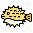 Puffer Fish Fish Seafood Icon