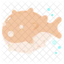 Puffer Fish Animal Ocean Icon