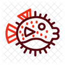 Puffer Fish Fish Seafood Icon