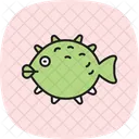 Pufferfish Ocean Marine Icon