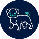 Pug Perro Mascota Icono