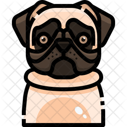 Download Free Pug Icon Of Colored Outline Style Available In Svg Png Eps Ai Icon Fonts