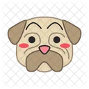 Pug Dog Hushed Icon