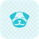 Pug Closed Eyes  Icon