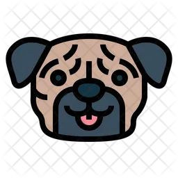 Pug Dog  Icon