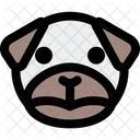 Pug Frowning  Icon