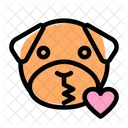 Pug Kiss  Icon