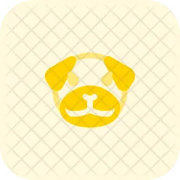 Pug Pouting Emoji Icon