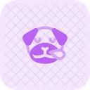 Pug Roncando Icono